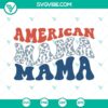 American Mama Leopard SVG File perfect for Memorial Day and July 4th celebrations. Great patriotic design for t-shirts and crafts.