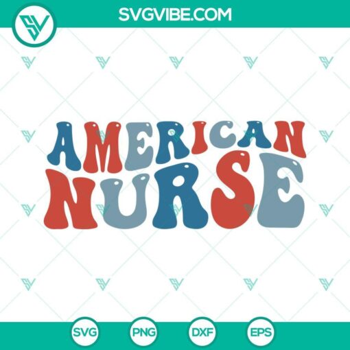 american nurse svg patriotic nurse svg fourth of july american nursing svg png dxf eps cut files 6 mockup