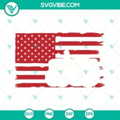 American red flag tractor SVG with farmer, patriotic images, perfect for 4th of July projects.