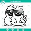 American sunglasses duck SVG with off-road car design, ideal for 4x4 enthusiasts. Perfect for digital download.