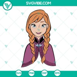 Disney, SVG Files, Anna SVG Download, Frozen SVG Files, Anna Clipart, Frozen 2 2