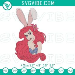 Disney Embroidery Designs, Easter Embroidery Designs, Embroidery Designs, Ariel 2