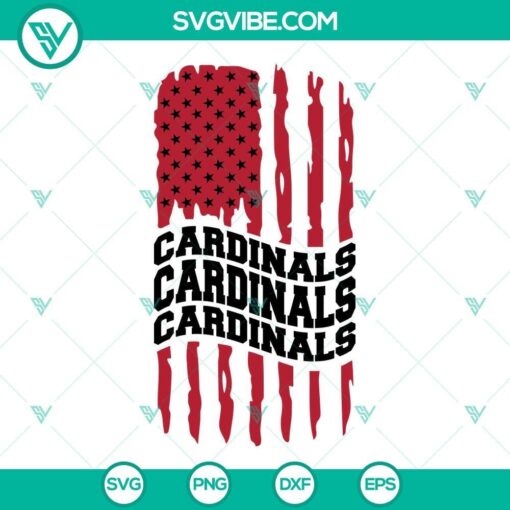 arizona cardinals american flag svg cardinals football svg png dxf eps cut files 9 mockup