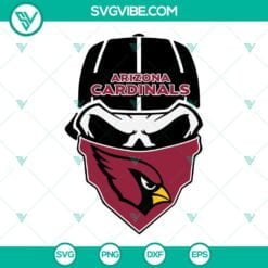 Football, Sports, SVG Files, ARIZONA CARDINALS SKULL SVG Images, Arizona 7