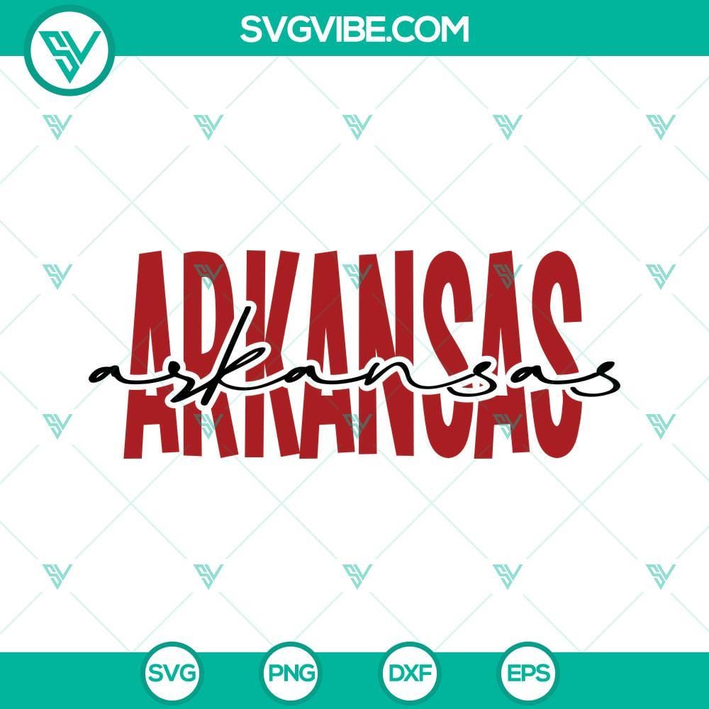 Arkansas SVG, Arkansas Football SVG, Arkansas Razorbacks SVG Arkansas Razorbacks football SVG files for crafting, sports fans, and DIY projects. Unique Arkansas state design.
