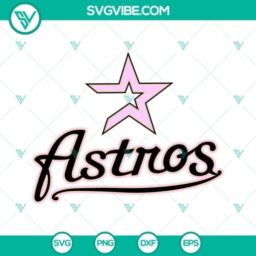 astros pink logo svg houston astros baseball svg png dxf eps cricut 8 mockup