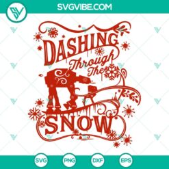 Christmas, Movies, SVG Files, AT-AT Dashing Through The Snow SVG Images, Star 7