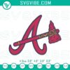 Atlanta Braves logo embroidery designs for baseball fans, machine-ready file for crafting.