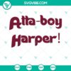 Atta Boy Harper SVG PNG DXF EPS files featuring stylish and trendy designs for crafting projects.
