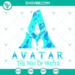 Movies, SVG Files, Avatar 2 The Way Of Water Logo SVG Download PNG DXF EPS 4