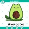 Avogato and Cinco De Mayo themed SVG file with funny cat design, suitable for digital products.