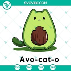 Animals, Cat, SVG Files, Avo Cat O SVG File, Avogato SVG Files, Funny Cat SVG 6