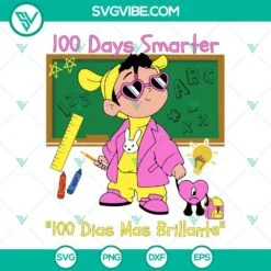 Musics, School, SVG Files, Bad Bunny 100 Days of School SVG Images Bundle, Baby 5