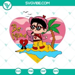 Musics, SVG Files, Valentine's Day, Baby Benito Be Mine Heart SVG Files, Bad 3