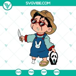 Halloween, Musics, SVG Files, Baby Benito Chucky SVG File, Bad Bunny Halloween 10