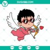 Baby Benito Cupid and Bad Bunny Cupid SVG file bundle featuring cute Cupid designs for Valentine's Day crafts.