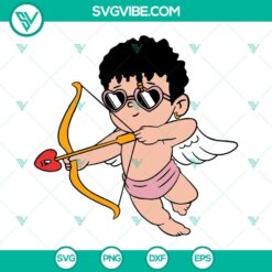 baby benito cupid svg bundle bad bunny cupid svg bad bunny valentines svg digital download 6 mockup