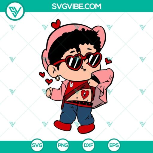 baby benito sad heart tattoo svg un verano sin ti svg love bad bunny svg png dxf eps cricut silhouette 7 mockup