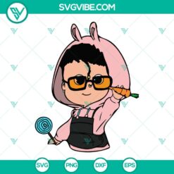 Easter, Musics, SVG Files, Baby Benito SVG Images, Baby Bad Bunny SVG Files, 2