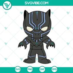 Baby Black Panther, Chibi Superhero, and Baby Avengers SVG images for download. Cute and powerful superheroes in SVG format for crafting.