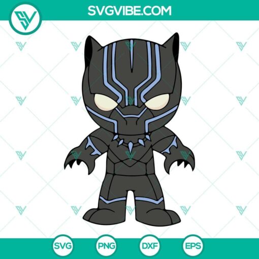 baby black panther svg chibi superhero svg baby avengers svg baby panther svg 9 mockup