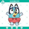 Adorable Baby Bluey Aussie dog SVG download with cute blue design. Perfect for dog lovers.