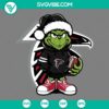 Christmas, Sports, SVG Files, Baby Grinch Arizona Cardinals With Santa Hat SVG 13