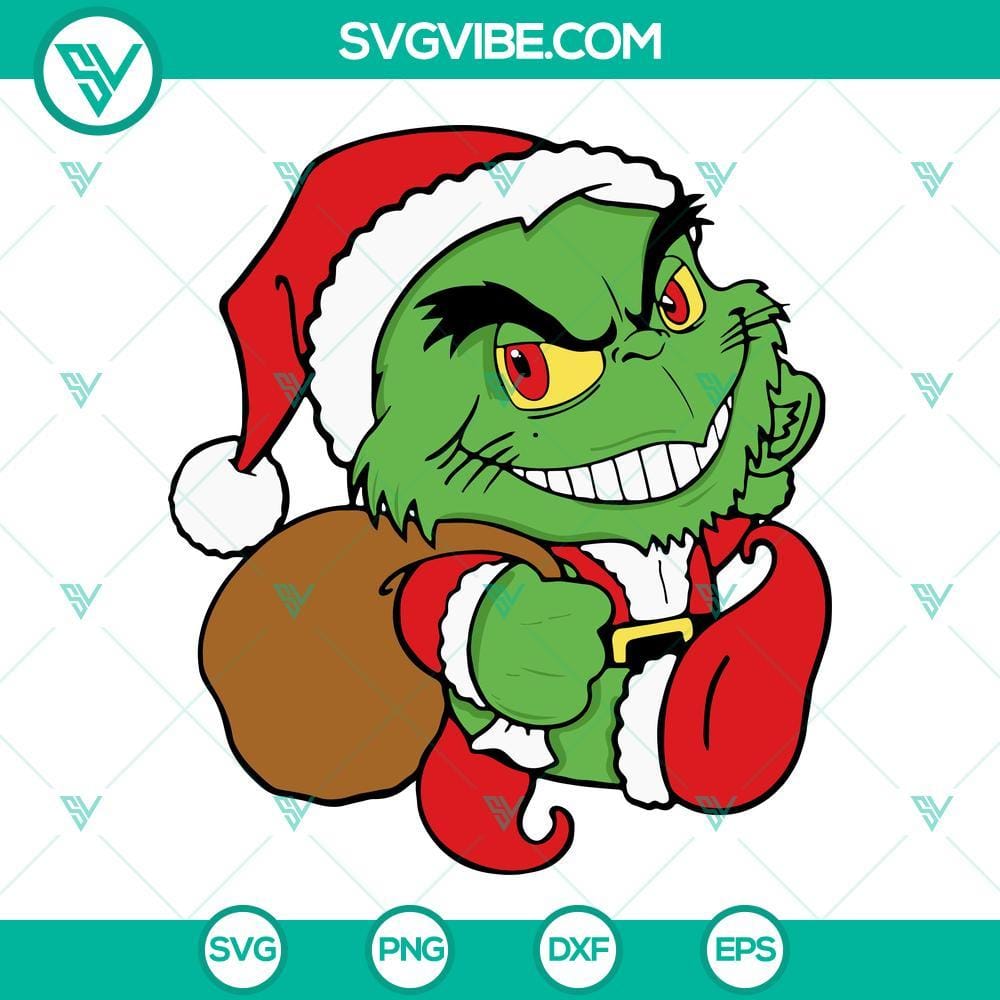 Baby Grinch SVG Bundle, Baby Grinch Christmas SVG, Little Santa SVG Baby Grinch SVG Images Bundle, Baby Grinch Christmas SVG Download, Little Santa 1
