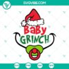 Baby Grinch Christmas SVG illustration - PNG, DXF, EPS files for download.