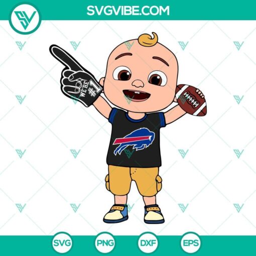 baby jj cocomelon buffalo bills svg png dxf eps cricut 8 mockup