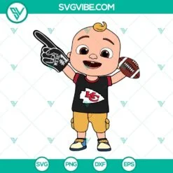 Sports, SVG Files, Baby JJ Cocomelon Arizona Cardinals SVG Files PNG DXF EPS 3