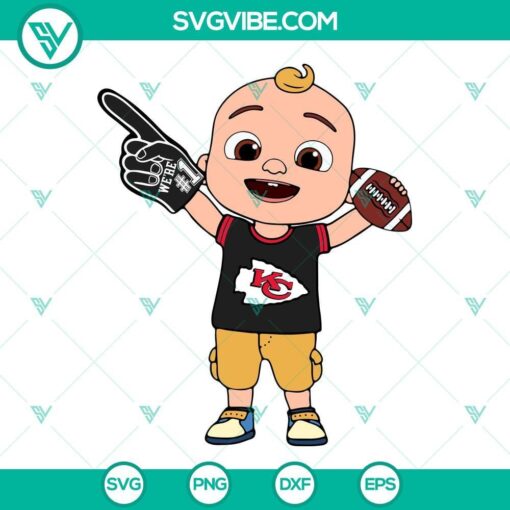 baby jj cocomelon kansas city chiefs svg png dxf eps cricut 1 mockup