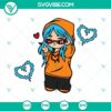 Karol G SVG bundle featuring La Bichota design with red hair, digital files for craft projects.