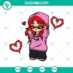 baby karol g svg bundle karol g red hair svg la bichota karol g svg png dxf eps file 8 mockup