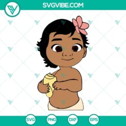 Disney, SVG Files, Baby Moana SVG Download, Moana SVG Files, Moana Princess SVG 4