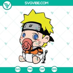 Anime, SVG Files, Baby Naruto SVG Download, Naruto SVG Download, Anime Cartoon 2