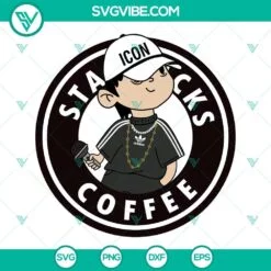 baby peso pluma svg starbucks logo svg music regional singer svg png dxf eps cut files 7 mockup