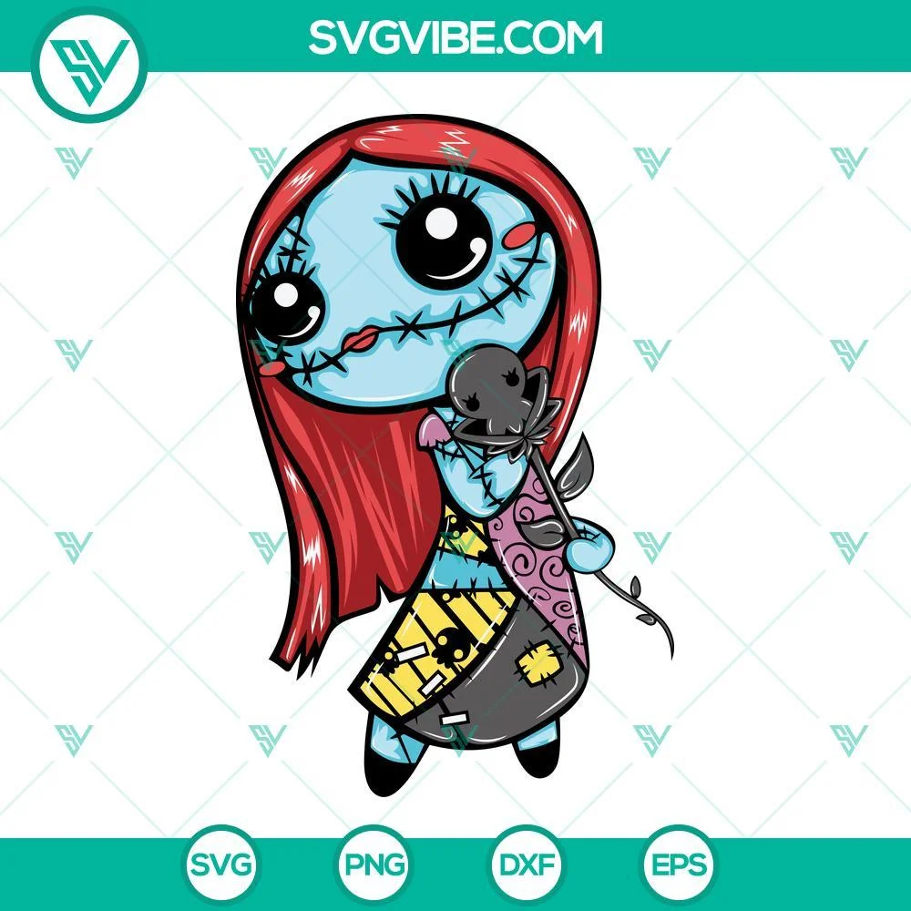 Halloween, Movies, SVG Files, Baby Sally Doll SVG Images, Sally Nightmare 1