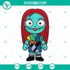 Baby Sally SVG file inspired by Sally from The Nightmare Before Christmas. Perfect for Halloween crafts.