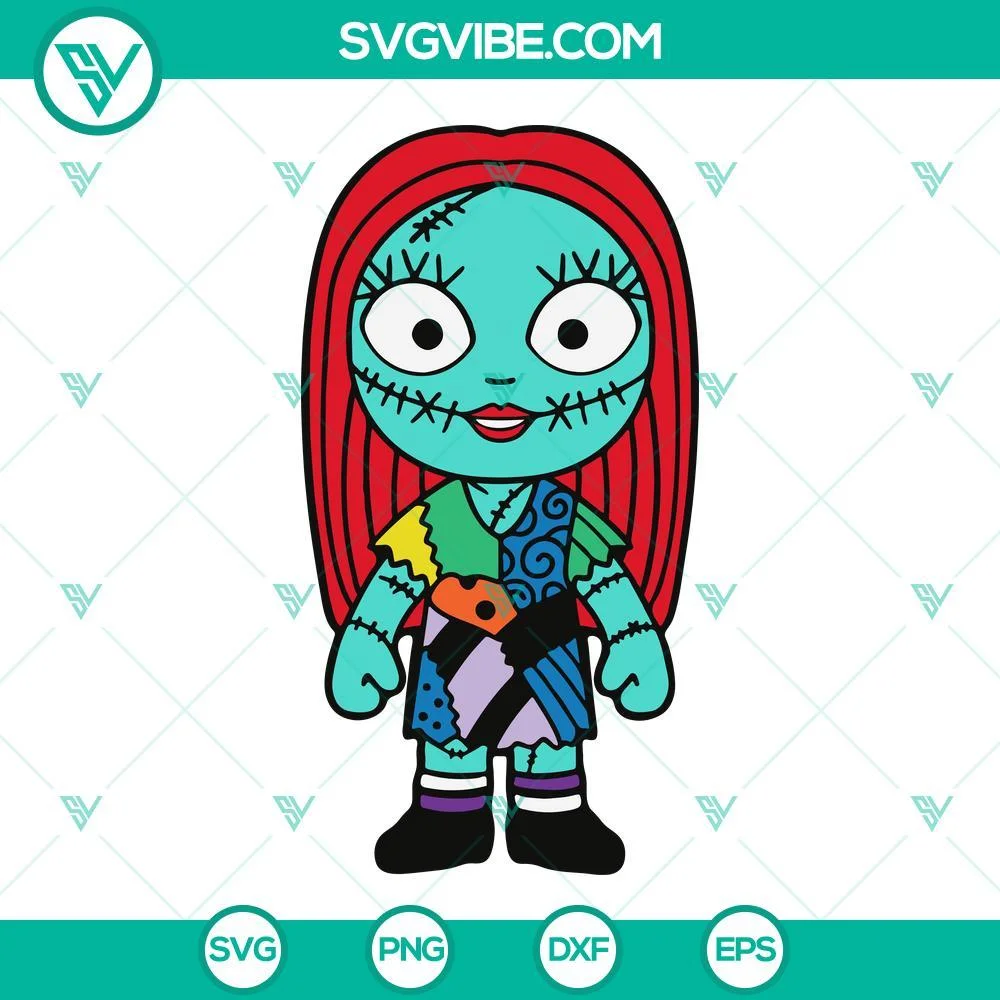 Halloween, Movies, SVG Files, Baby Sally SVG File, Sally The Nightmare Before 1