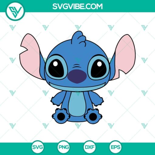 baby stitch svg png dxf eps silhouette vector clipart 10 mockup