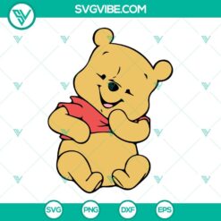 Disney, SVG Files, Baby Winnie The Pooh And Friends SVG File Bundle, Winnie The 1