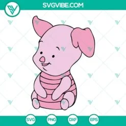 baby winnie the pooh and friends svg bundle winnie the pooh svg piglet svg tigger svg eeyore svg 4 mockup