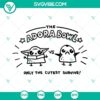 Baby Yoda and Porg SVG images for Star Wars movies fans. Ideal for Cricut projects. PNG, DXF, EPS formats included.