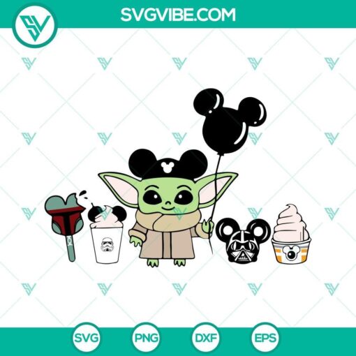 baby yoda best day ever svg star wars disney vacation svg baby yoda star war characters svg 8 mockup