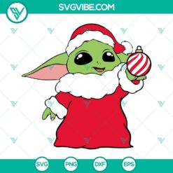 baby yoda christmas svg bundle baby yoda santa claus svg christmas svg png dxf eps 4 mockup