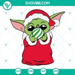 baby yoda christmas svg bundle baby yoda santa claus svg christmas svg png dxf eps 8 mockup