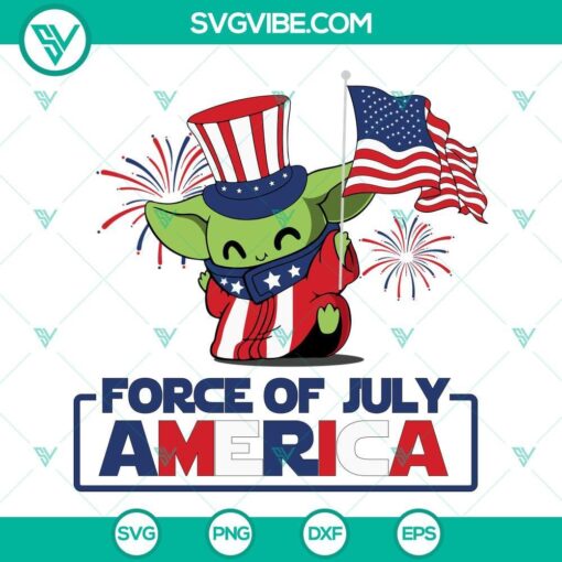 baby yoda force of july america svg american flag svg happy 4th of july star wars svg 6 mockup