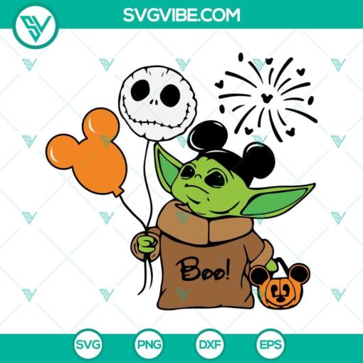 baby yoda halloween svg bundle baby yoda star wars halloween svg happy halloween 2022 svg png dxf eps cut files 5 mockup