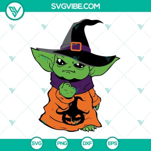 baby yoda halloween svg bundle baby yoda star wars halloween svg happy halloween 2022 svg png dxf eps cut files 8 mockup